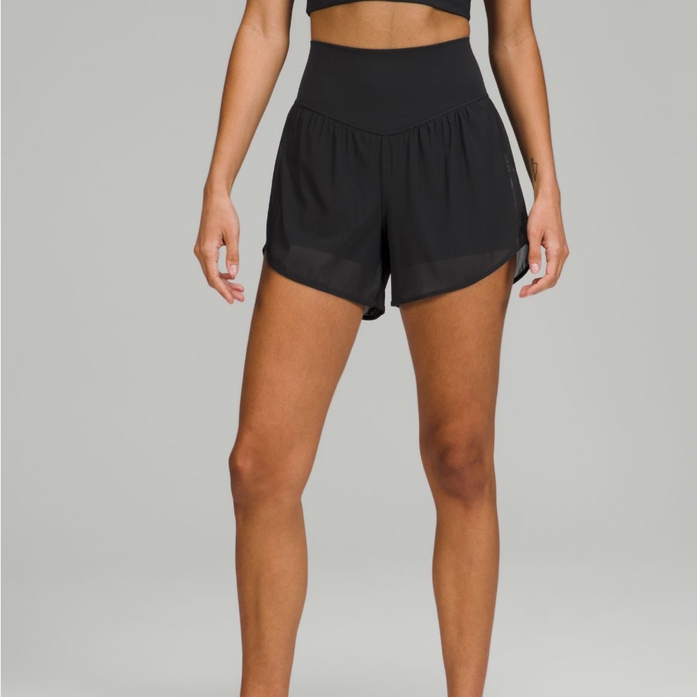 Nulu and Mesh High-Rise Yoga Short 3.5”